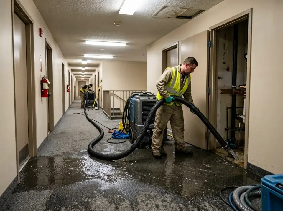 multi-unit-apartment-hallway-f-005 — frequently asked questions, Emergency Burst Pipe Water Extraction & Removal in Quail Ri…